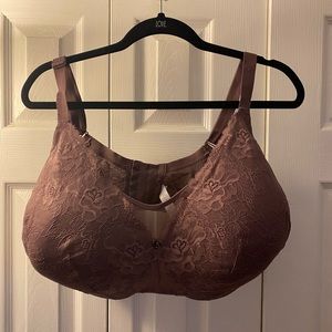 Cacique Purple Lace Bra